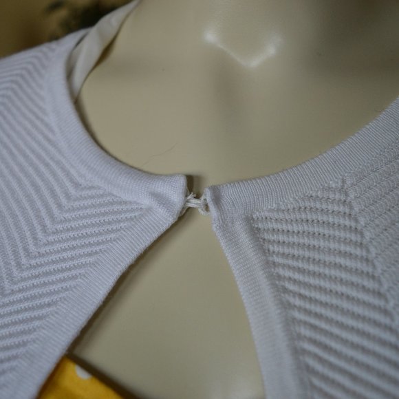 Chico's Travelers Cardigan Ribbed Fringe Cover up Jacket Quick Dry Wrinkle Free - Picture 3 of 10